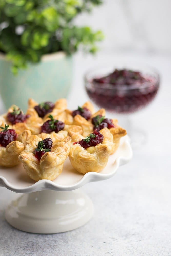 Cranberry and Puff Pastry Bites