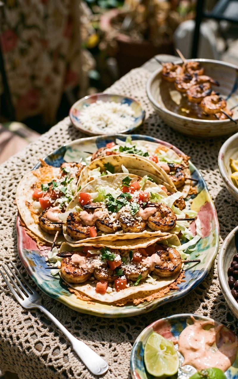 Spicy Grilled Shrimp Tacos