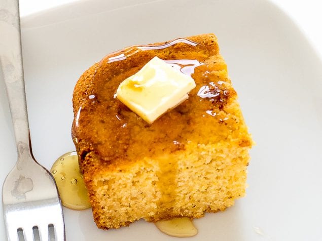 Check out this recipe for the ultimate honey cornbread made with brown butter and buttermilk for a super moist and flavorful bite. Serve with a drizzle of honey and a slather of butter.