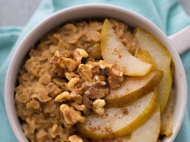 Infuse your next batch of oats with chai tea for a delicious breakfast of Chai-Spiced Pear Oatmeal.