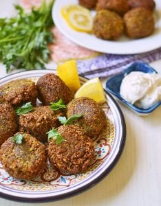 Lebanese Falafel With Tahini Yogurt - Honest Cooking Magazine