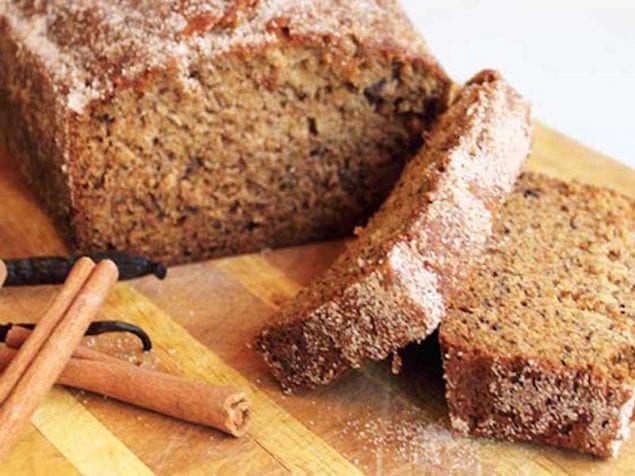 This Churro Banana Bread is a delicious combination of banana bread with a cinnamon-spiced crumb swirled through the middle.