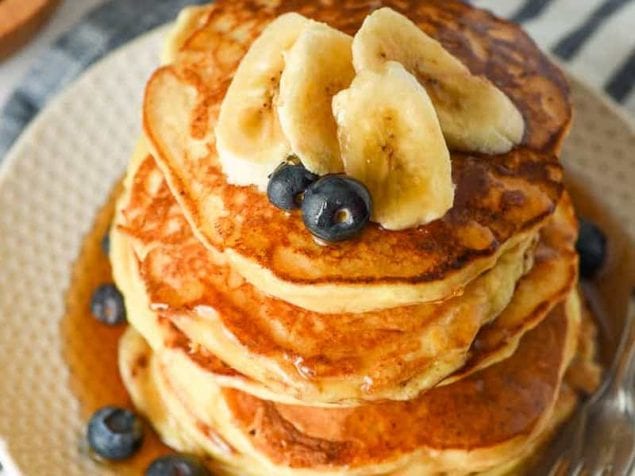 If you’re looking for the fluffiest pancakes around, look no further than these easy Ricotta Pancakes.