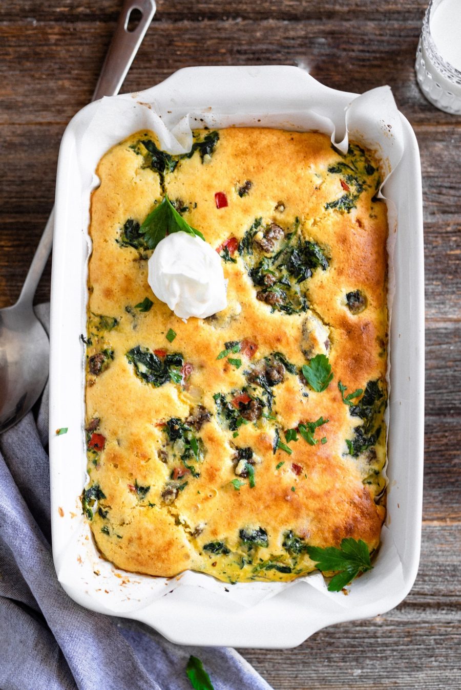 Cornbread Breakfast Bake