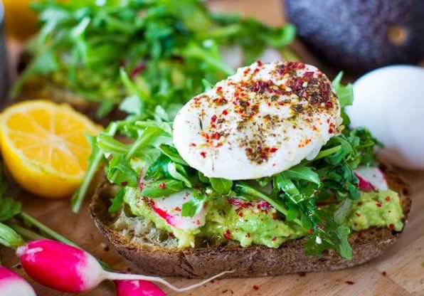 Avocado Egg Zaataar Toast – by Sylvia Fountaine