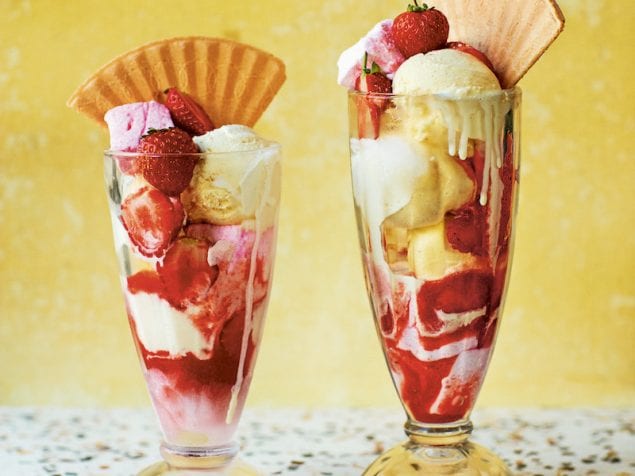 Keep cool this summer and make your own ice creams and sweet treats fitting for the hottest days. Chow and Alex Mezger have debuted a new cookbook, 