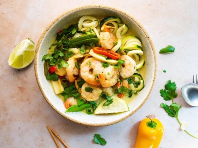 Shrimp and Green Coconut Curry