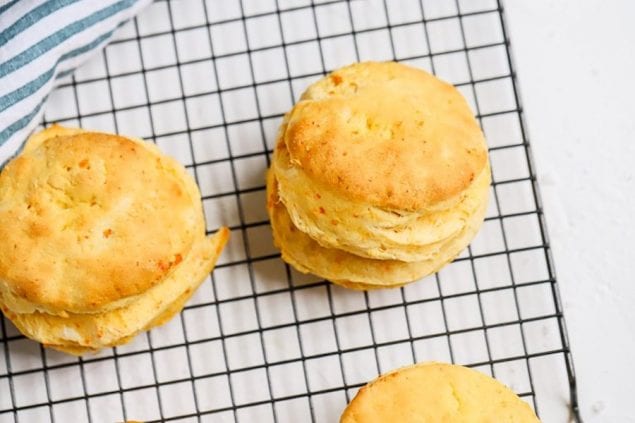 Sweet Pepper Biscuit Breakfast Sandwich