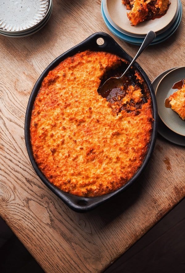 The Parks Family's Slow Cooked Chicken With A Crisp Corn Crust