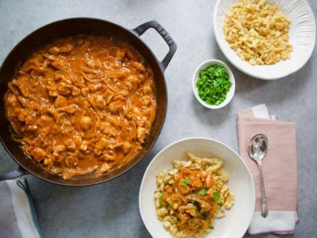 The Campodonico Family's Hungarian Chicken Paprikash