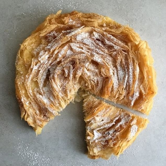 The Campodonico Family's Ruffled Milk Pie