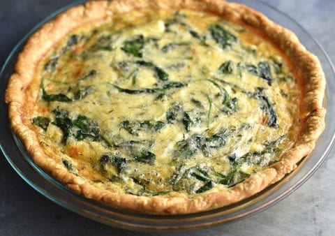 The Tenglin Family's Spinach Quiche