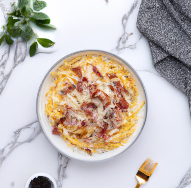 This creamy bucatini recipe takes the basic principles of Cacio e Pepe and adds a few additional ingredients to make it even more satisfying. 