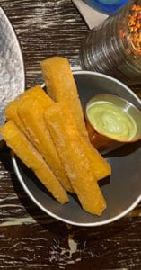 Curaçao Cuisine - funcho fries at Mosa/Cana Kitchen Bar