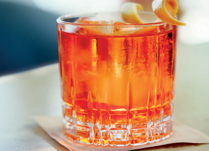 Old Fashioned with Infused Ice Cubes - Stef's Eats and Sweets