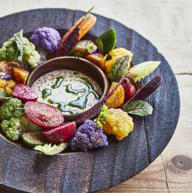 Lentil Dip and Crudités from Chef Eliana Godinez