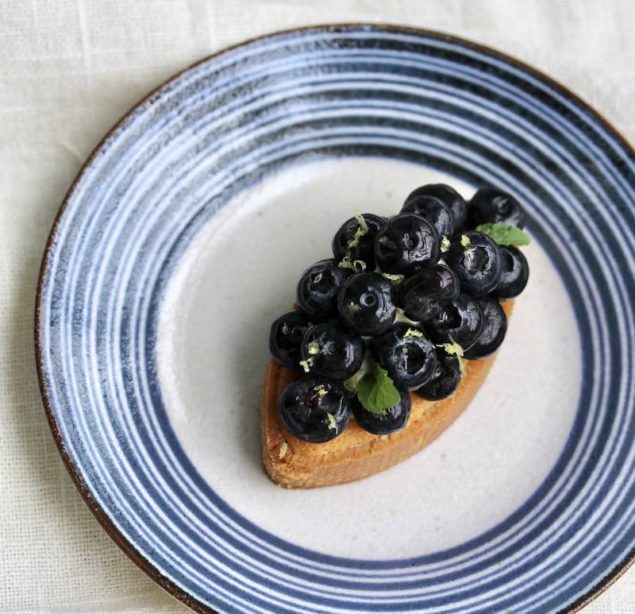 Blueberry Lemon Mini Tarts