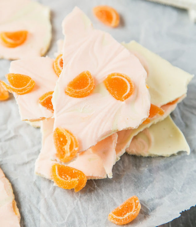 Time for Sweets: Orange Creamsicle Chocolate Bark