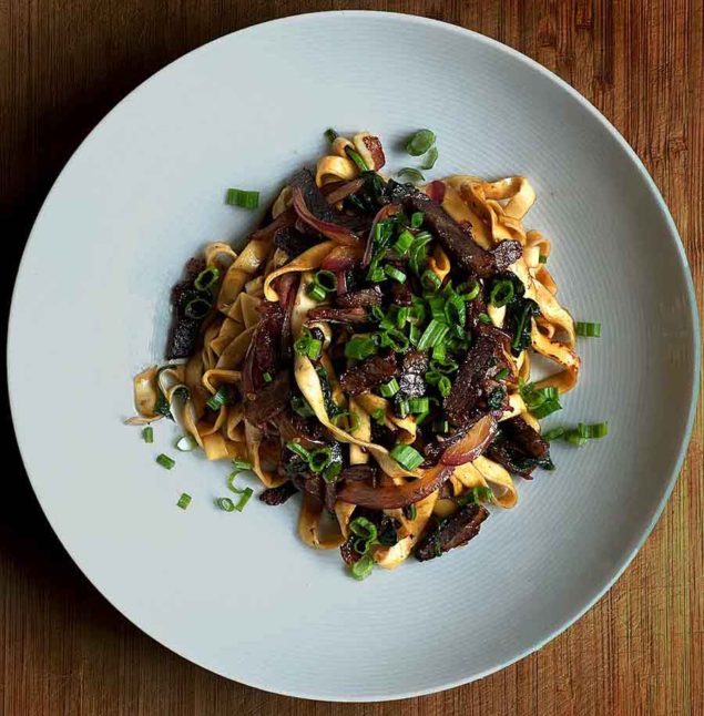 Wavy Tingly Momofuku Noodles with Short Rib Kalbi