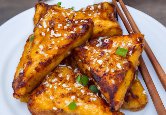 Meet the irresistible flavors of crispy sticky tofu, a perfect amalgamation of sweet, savory, and spicy flavors.