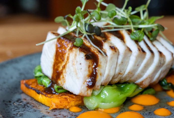 The Mary Lane - grilled maple brined pork loin - Photo Credit Steven Fragale