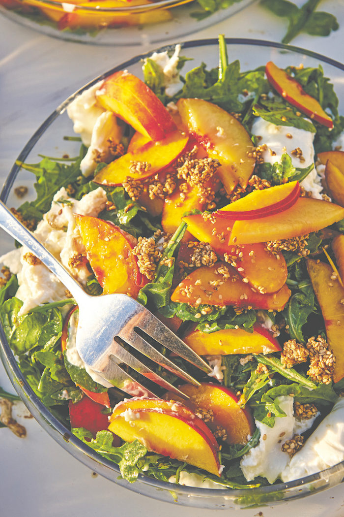 Burrata Nectarine Salad