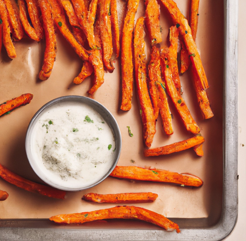 Oven Roasted Crispy Carrot Fries