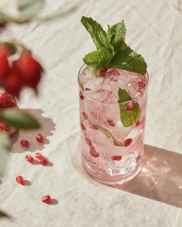 The Mountain Fizz: Cherry Blossom-Inspired Mocktail