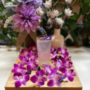 Summer Sunset - Cocktail With Edible Flowers