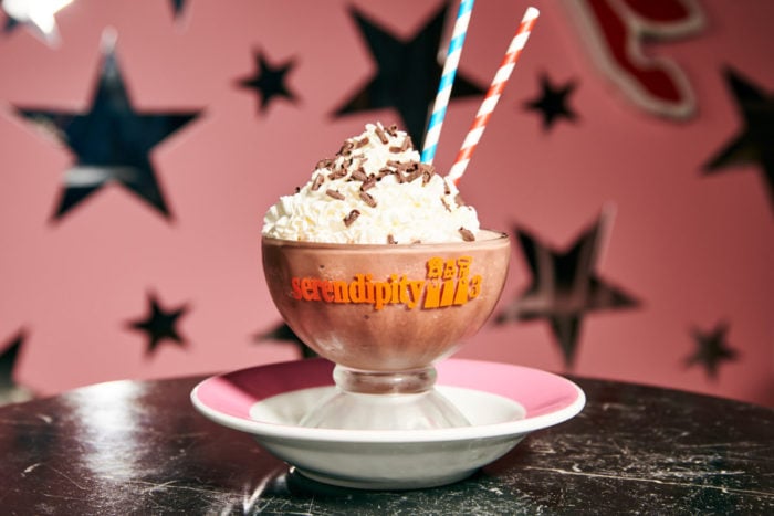 Serendipity3 Frrrozen hot chocolate, image courtesy Ocean Casino Resort