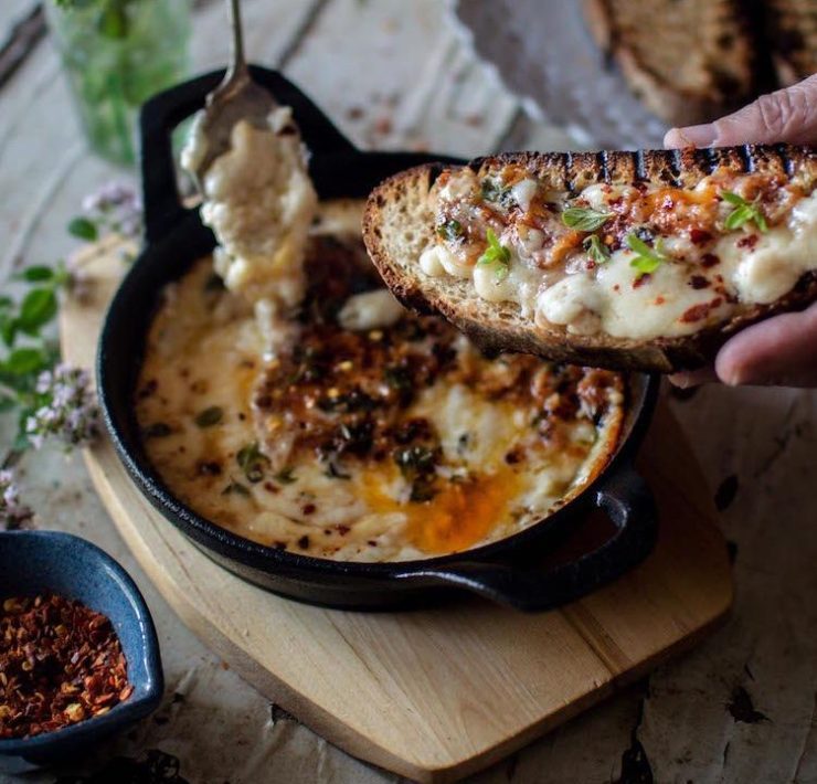 Grilled Argentinian Provoleta Cheese Dip