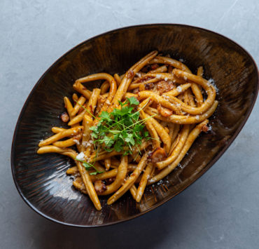 Fusilli with Wild Octopus and Bone Marrow - Image Courtesy YAO