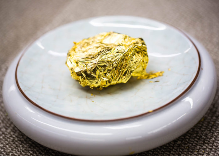 YAO - Gold Leaf Wrapped Fried Abalone