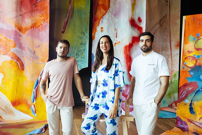 Alejandro Serrano, Mr Piro and Victoria Rivers combine the best of art and gastronomy for a special event.