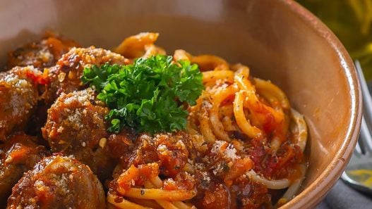 Chicken Meatballs with Tomato Sauce
