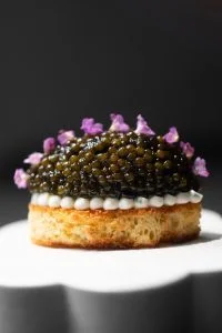Restaurant YUU Caviar Dish