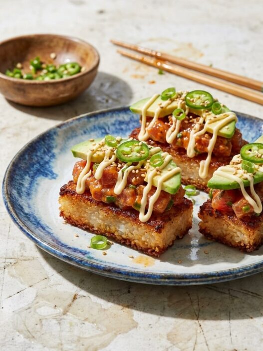 Crispy Rice with Spicy Tuna