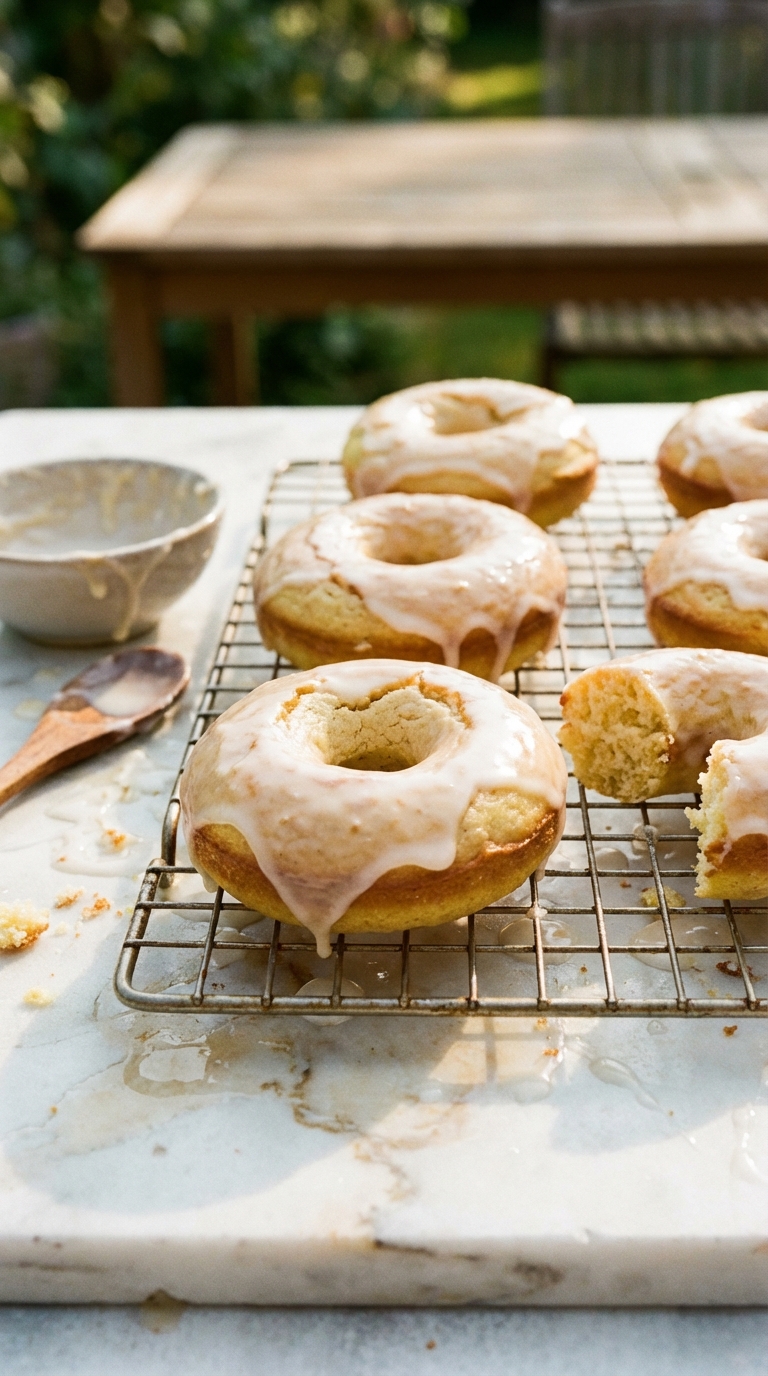Baked Frosted Doughnuts