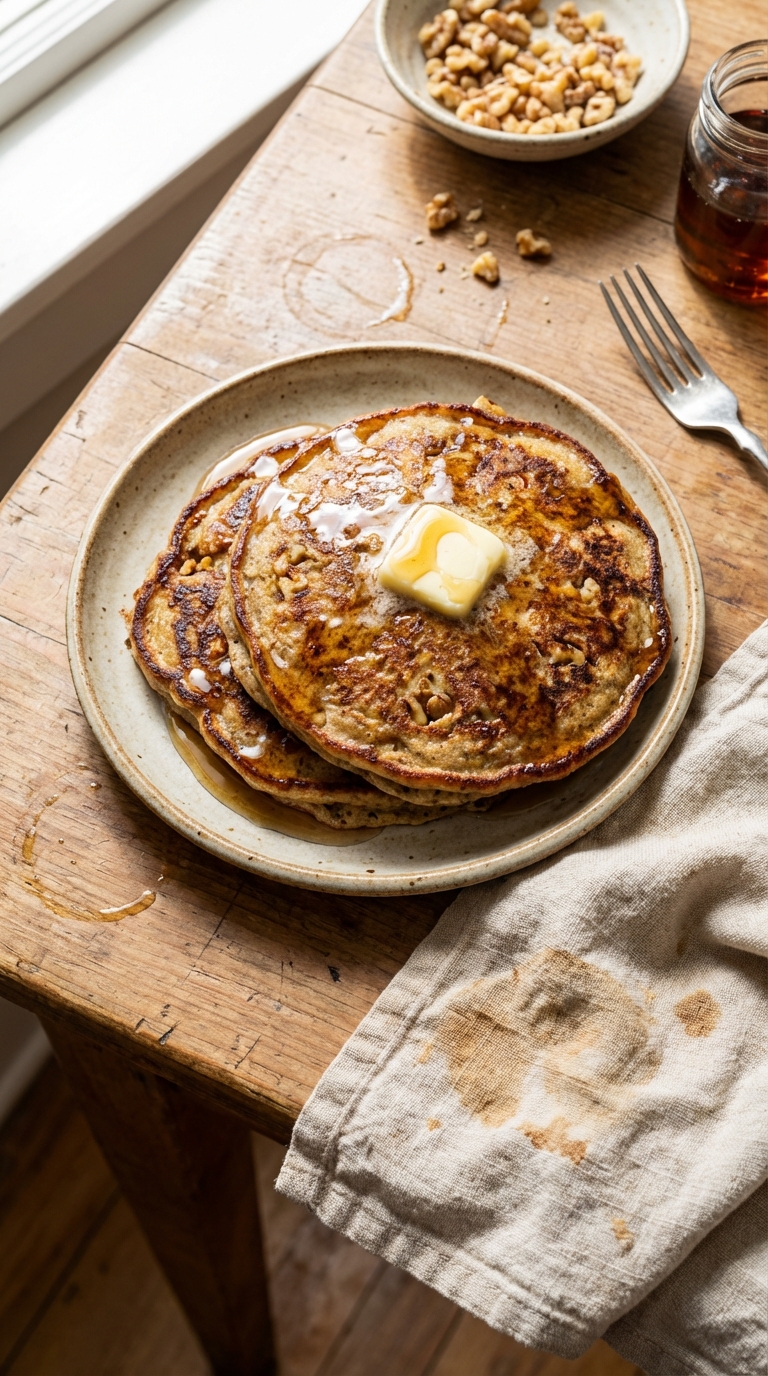 Banana Bread Almond Flour Pancakes