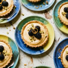 Blackberry, Orange and Vanilla Cream Tartlets-image