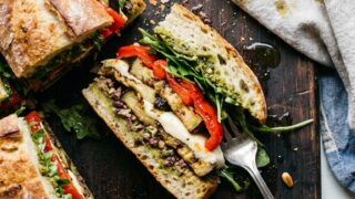 Eggplant Muffuletta Sandwich Recipe