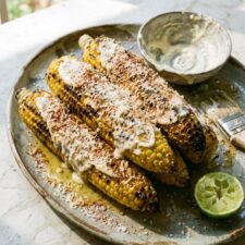Grilled Corn on the Cob with Lime and Parmesan-image