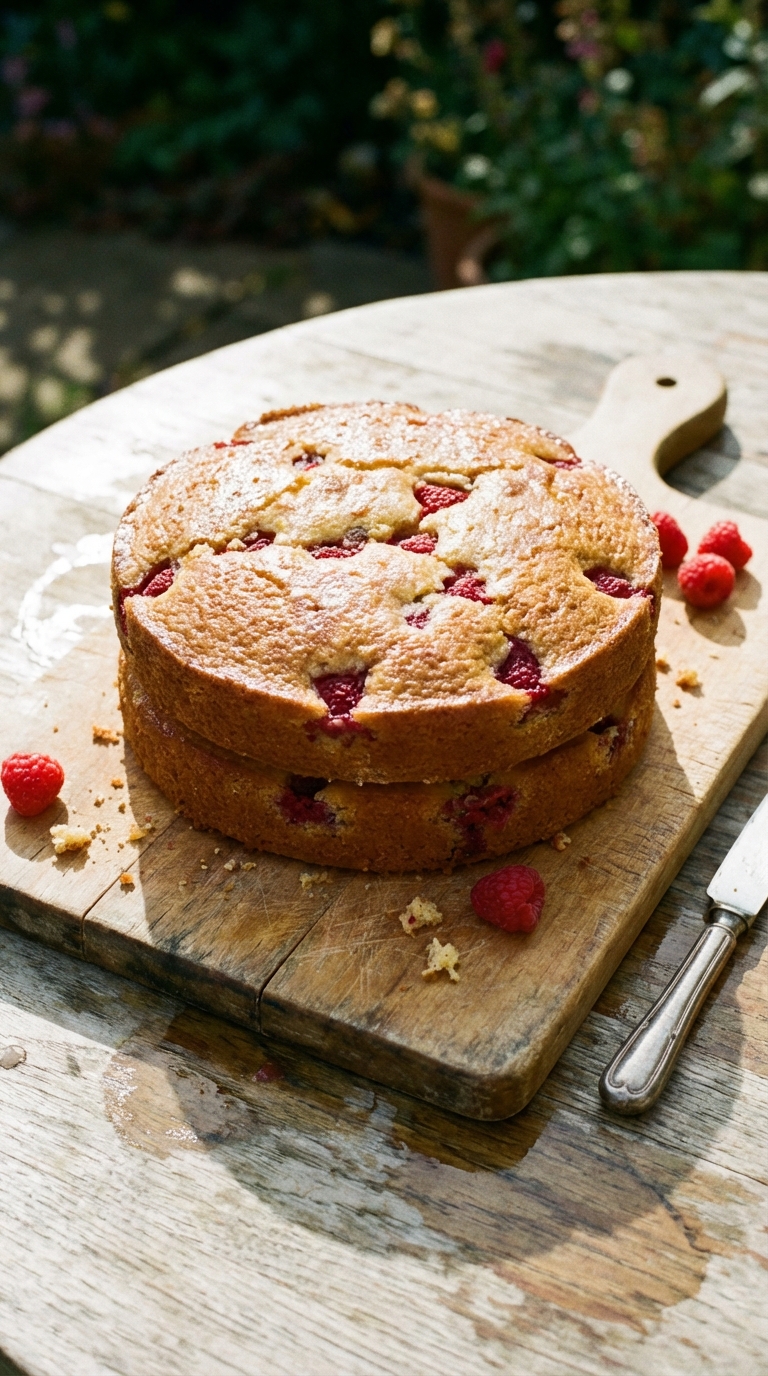 Lemonade and Raspberry Layer Cake