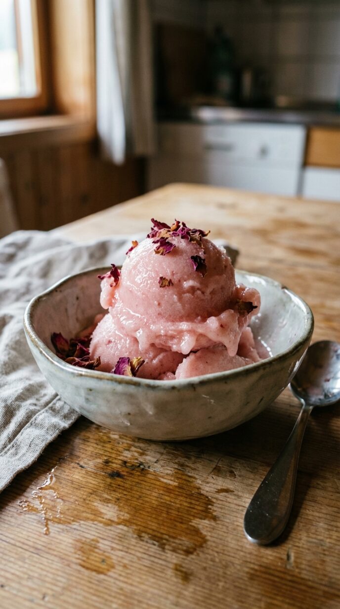 Lychee Rosewater Sorbet Recipe No Ice Cream Machine lychee-rosewater-sorbet-recipe-no-ice-cream-machine
