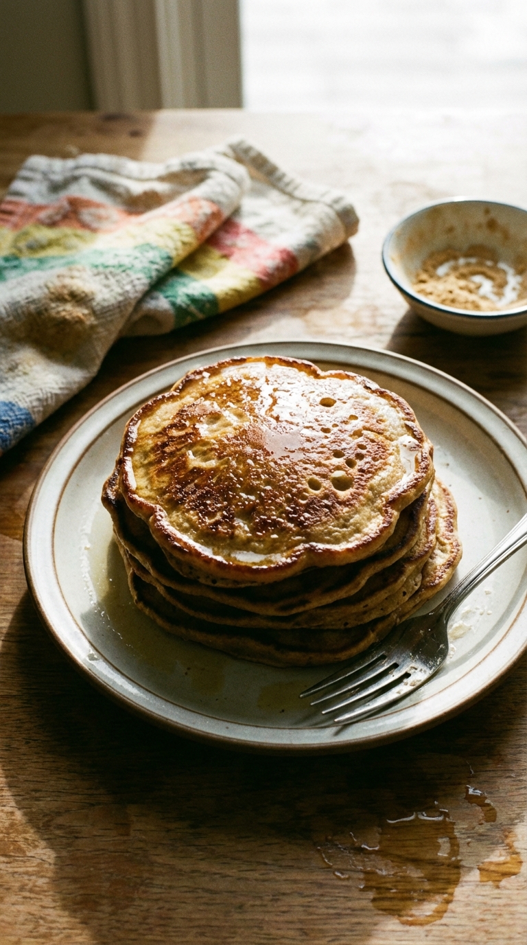 Maca Powder and Banana Pancakes