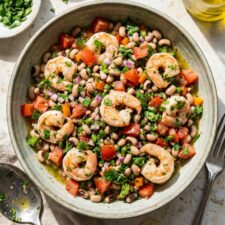 Spicy Shrimp and Black Eyed Pea Salad-image