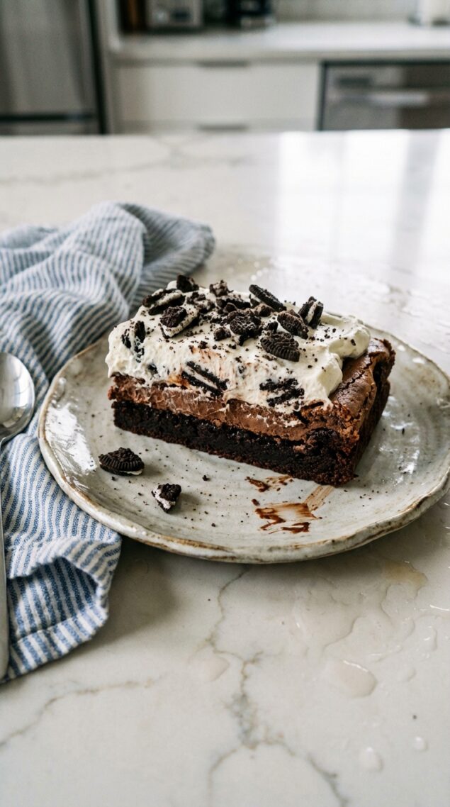 Triples Stack Oreo Oreo Bars - Triple Layer No-Bake Dessert