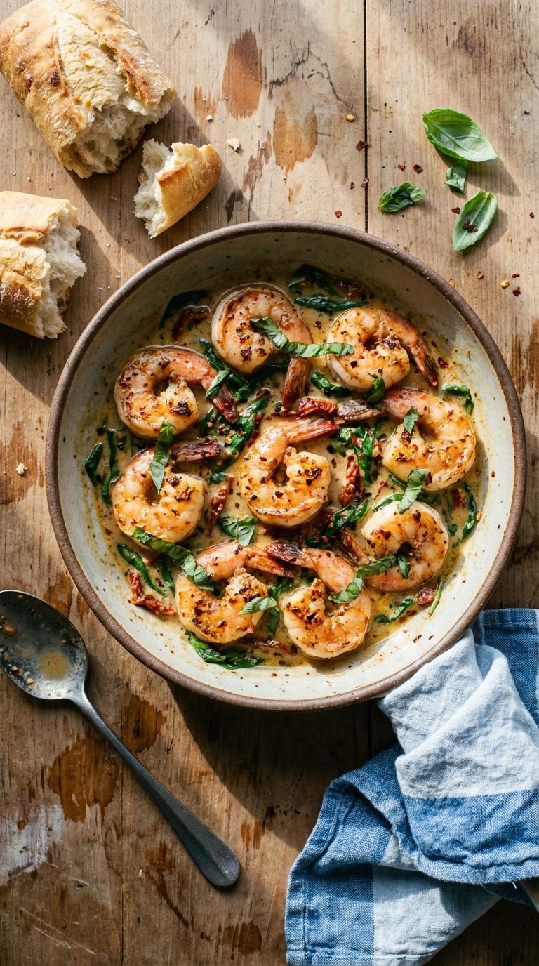 Tuscan Butter Shrimp