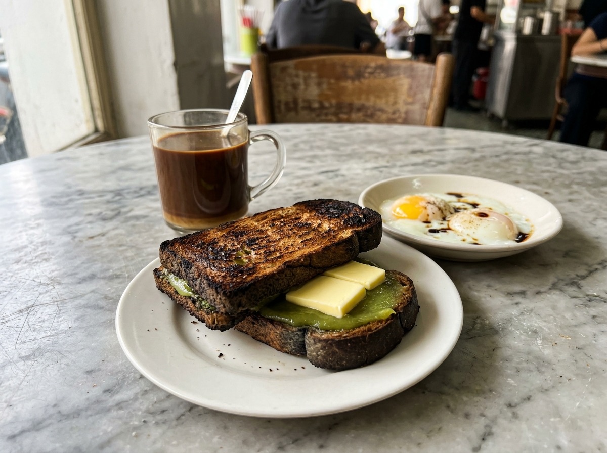 6 · Kaya Toast with Kopi