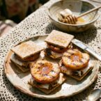 Grilled Peach Smores